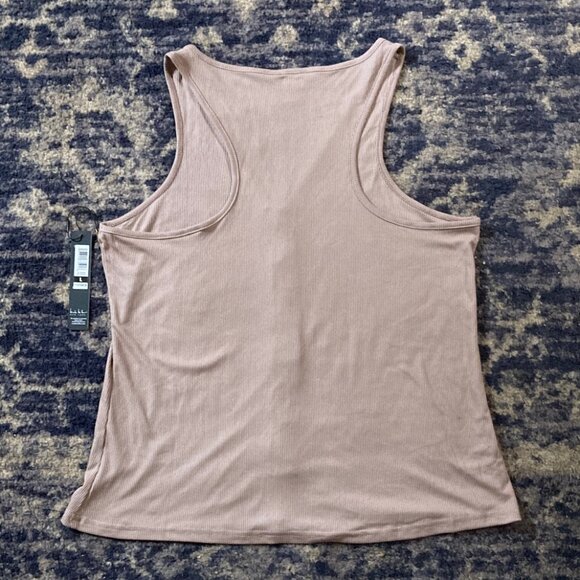 Nicole Miller Tank Top Button Front - Color is Iced Mocha (Tan Nude) Large - NWT - Picture 4 of 12